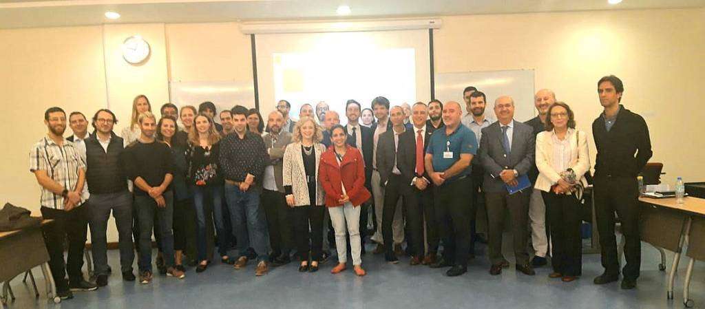 Integrantes de la Asociación de Científicos e Investigadores Españoles en Emiratos Árabes. (Cedida)