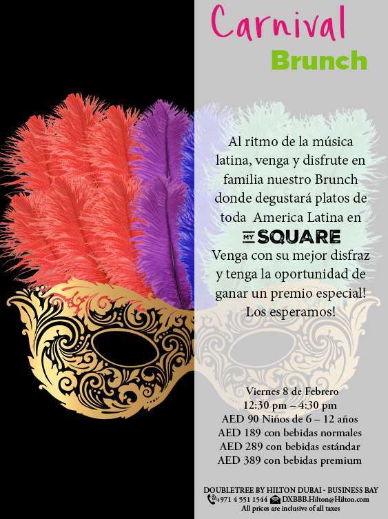 Carnaval Doblethree Dubai 2019