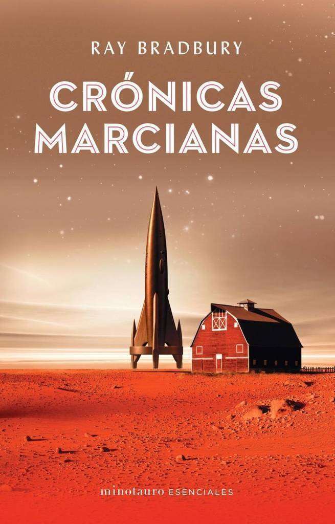 Portada del libro 'Crónicas Marcionas' del gran Ray Bradbury.