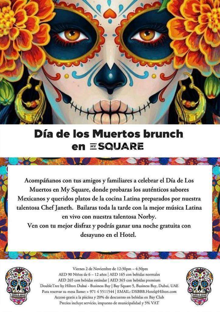 Flyer Día Muertos My Square