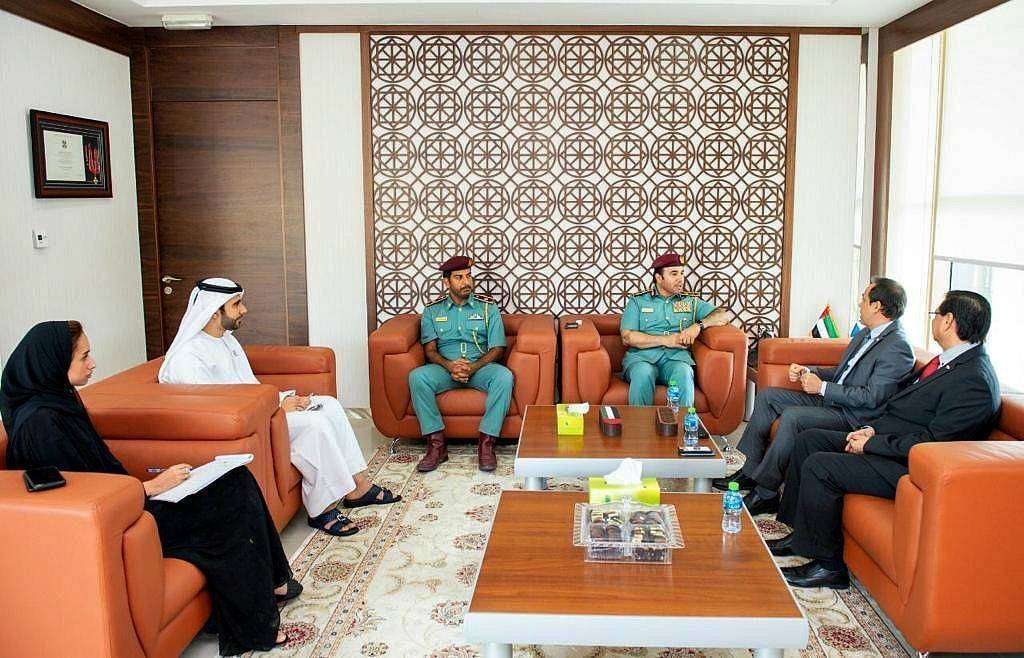 Reunión en Abu Dhabi de las representaciones de Panamá y Emiratos ÁRabes. (Cedida)