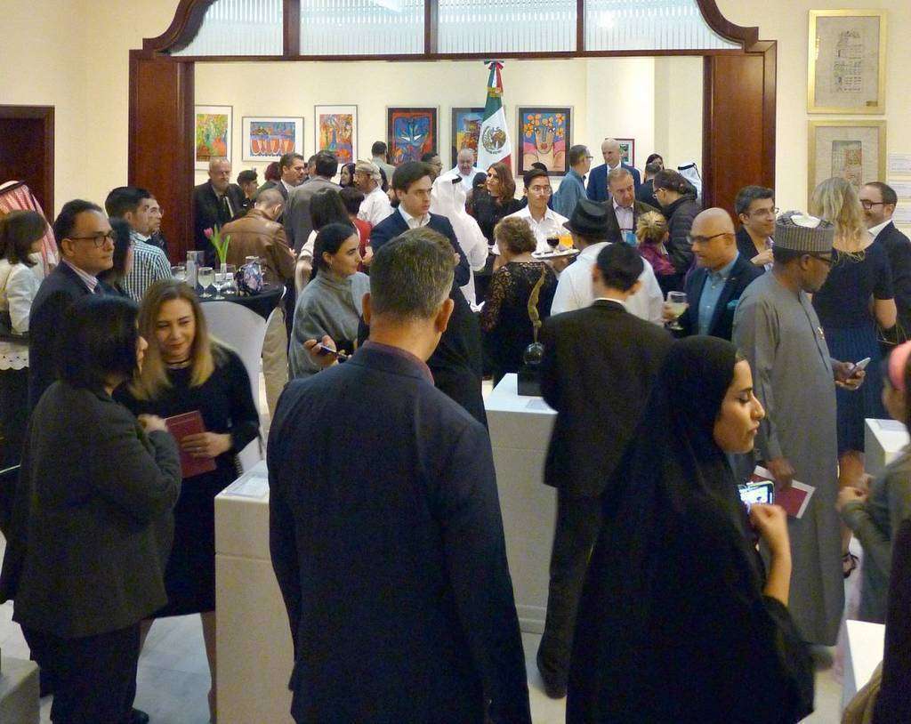 La inauguración de los artistas mexicanos fue respaldada de forma multitudinaria. (EL CORREO)