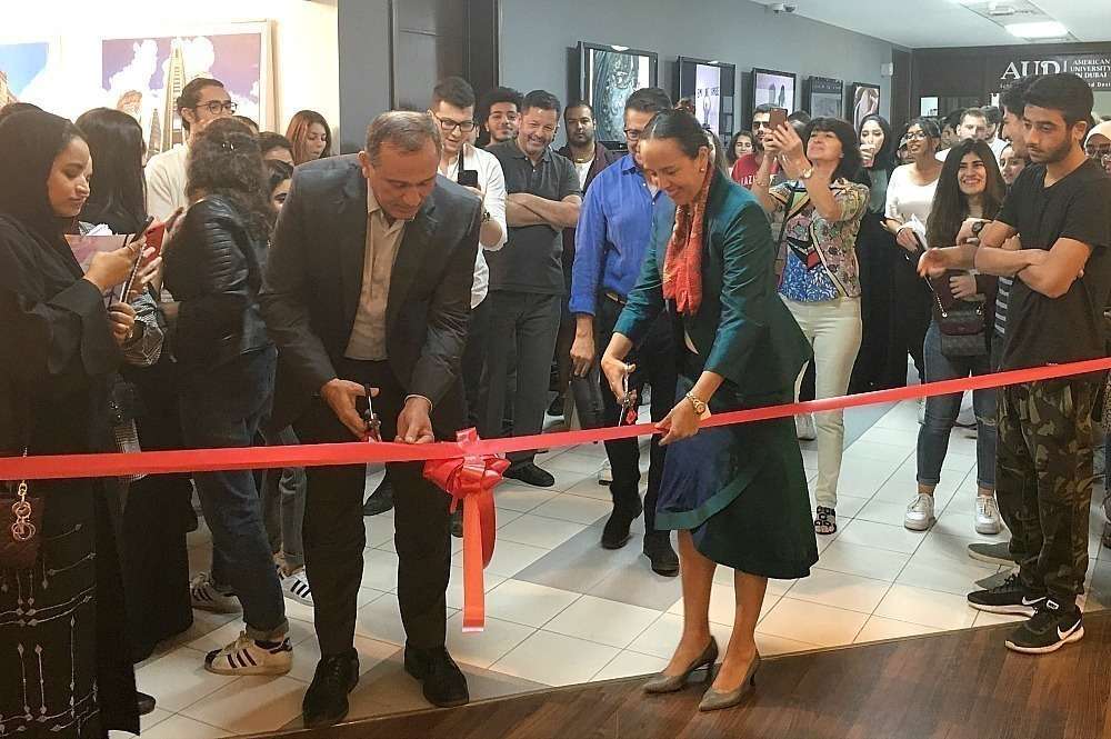 Inauguración de la exposición de Salvador Ortega. (Cedida)