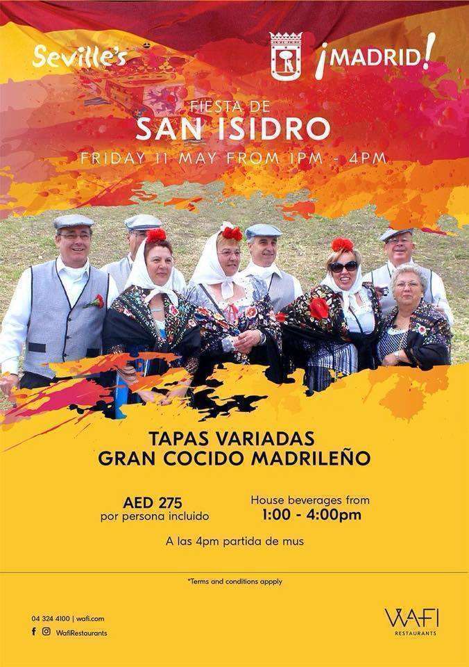 Flyer San Isidro en el Sevilles