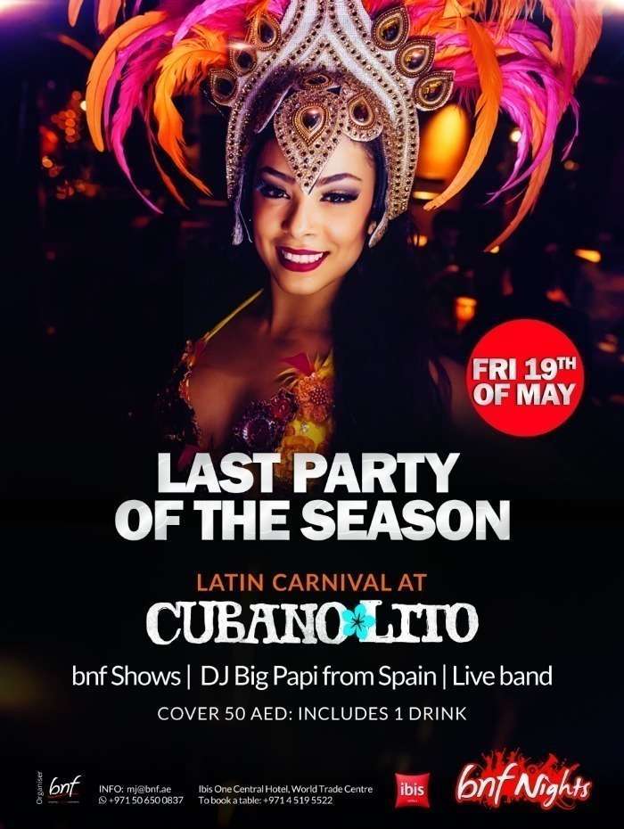 Flyer 'Latin Carnival'