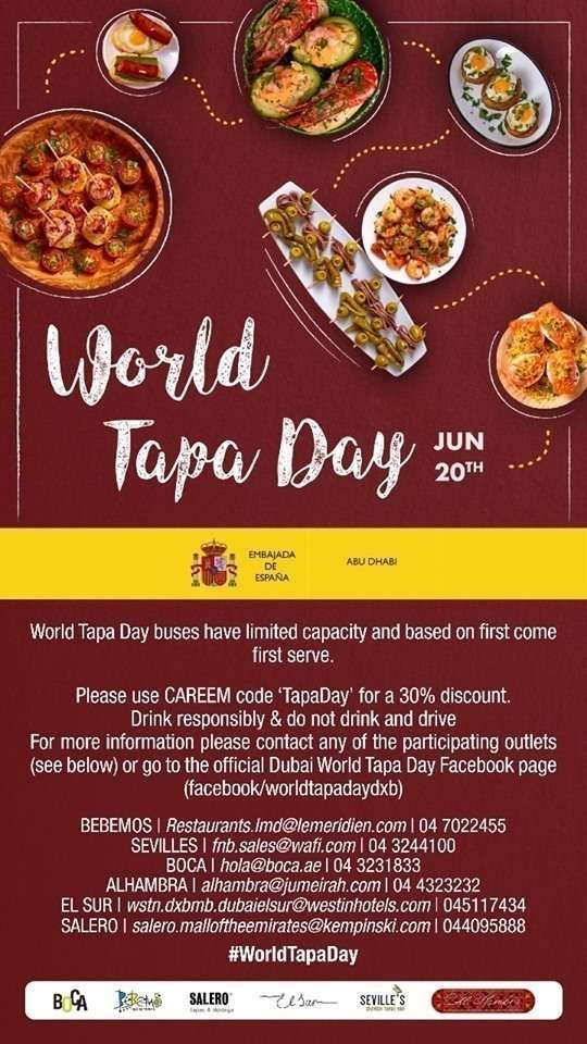 Flyer Ruta de la Tapa en Dubai