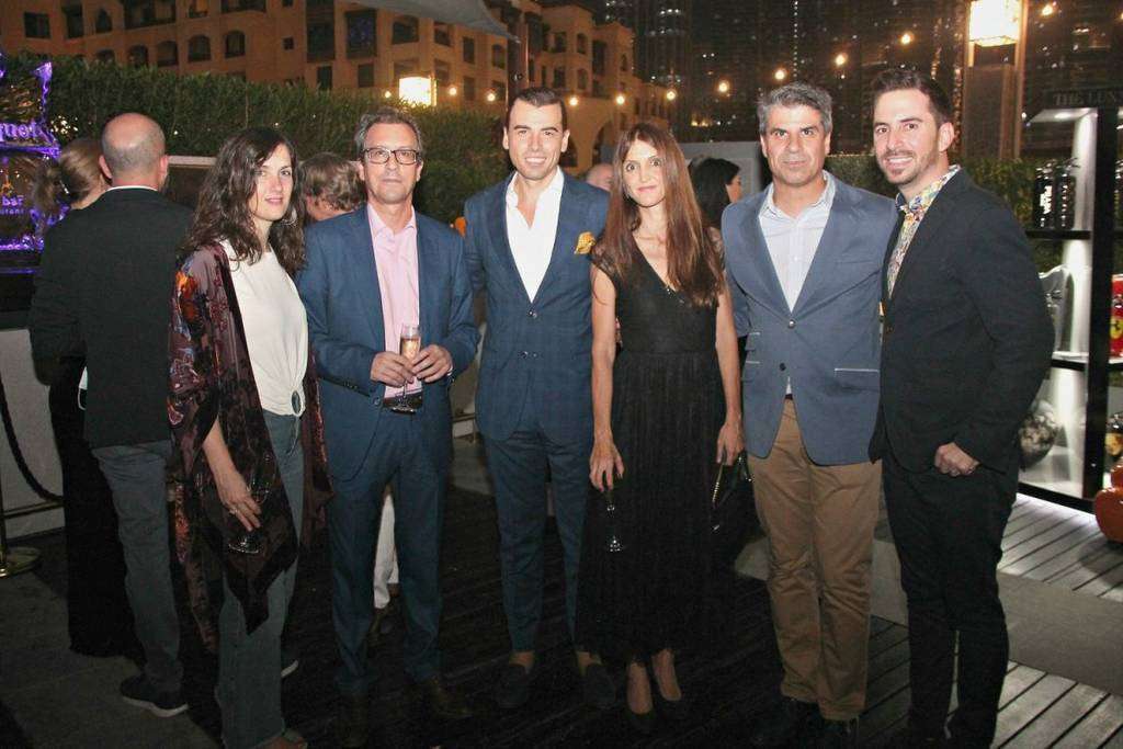 De izquierda a derecha, Carmen de Antonio, Antonio Álvarez, Jaime Castañeda, Julieta Casanova, Andrés Salinero y Jaime Iglesias. (EL CORREO)