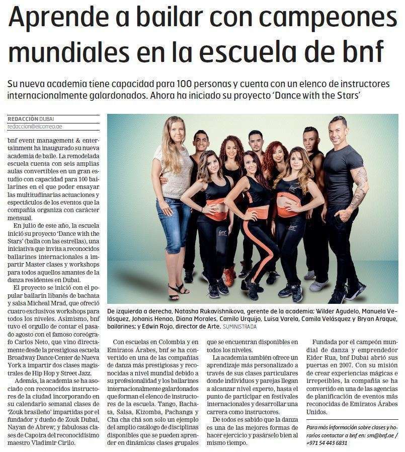 Información sobre bnf publicada en la edición impresa de EL CORREO DEL GOLFO.