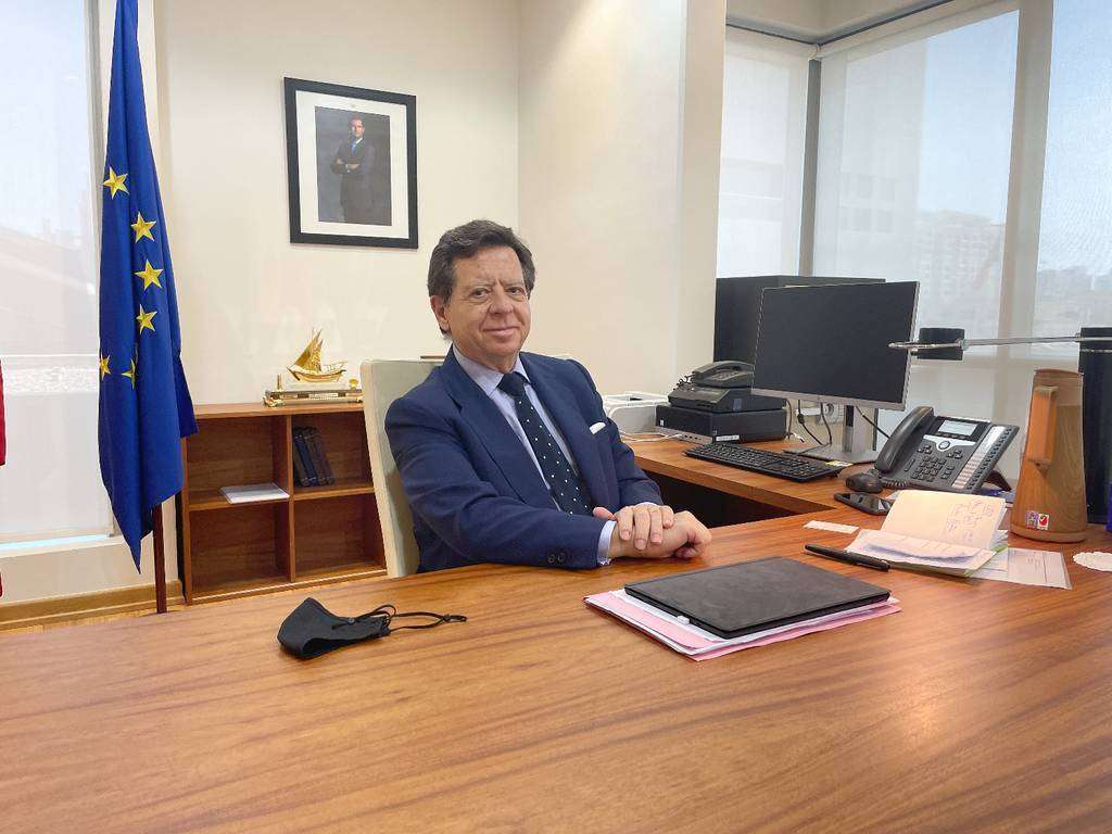 El nuevo embajador de España en EAU, íñigo de Palacio, quiere "llegar a conocer bien a la comunidad española". (EL CORREO)