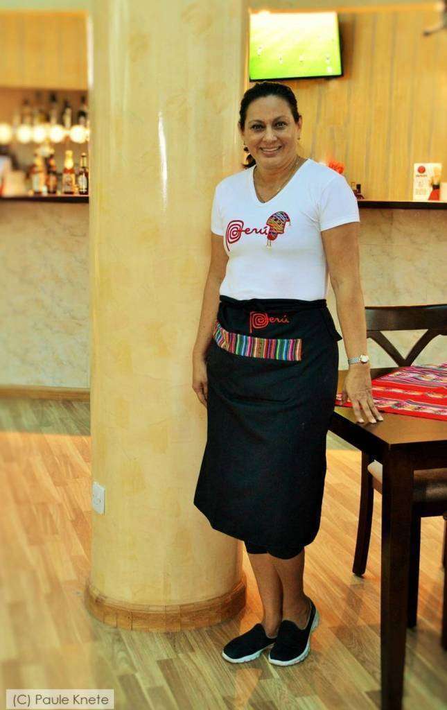 Judith Peixoto, en su restaurante de Fujeirah. (Paule Knete)