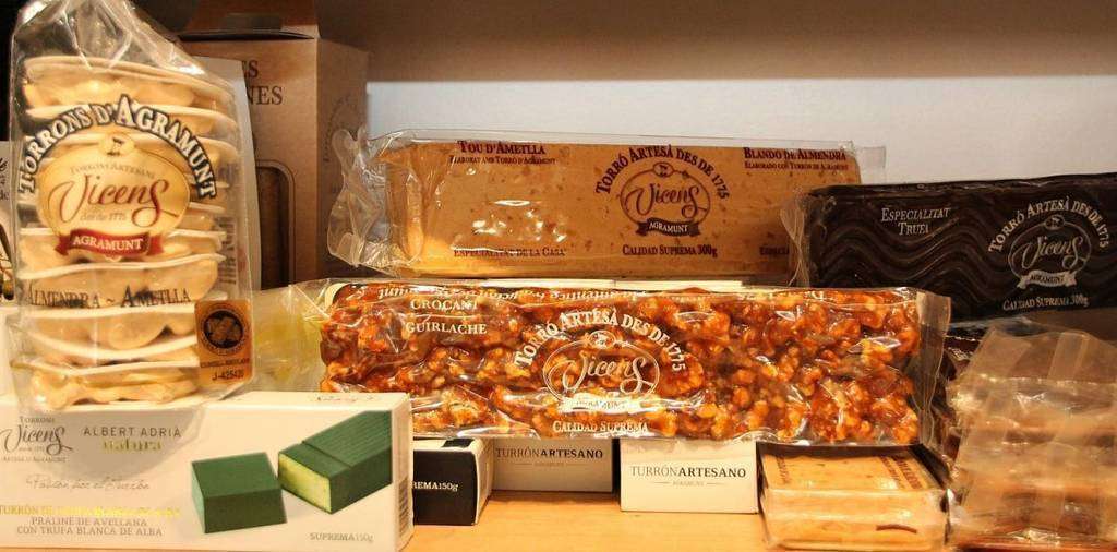Turrones artesanales de la marca Vicens. (EL CORREO)
