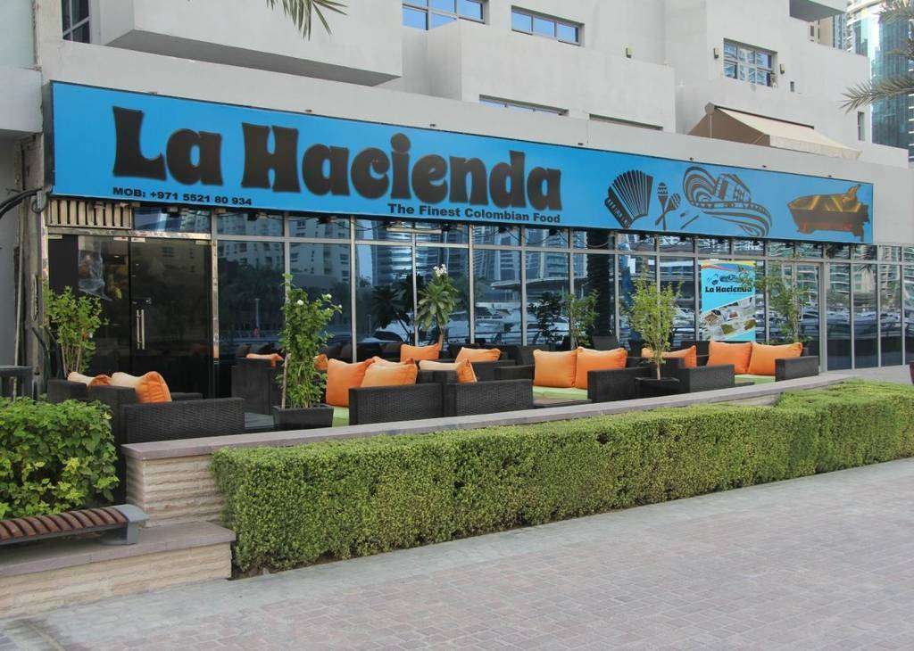 Restaurante colombiano La Hacienda, situado en Dubai Marina. (EL CORREO)