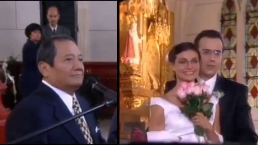 Armando Manzanero, durante su intervención en el último capítulo de 'Betty, la fea'. (Fuente externa)