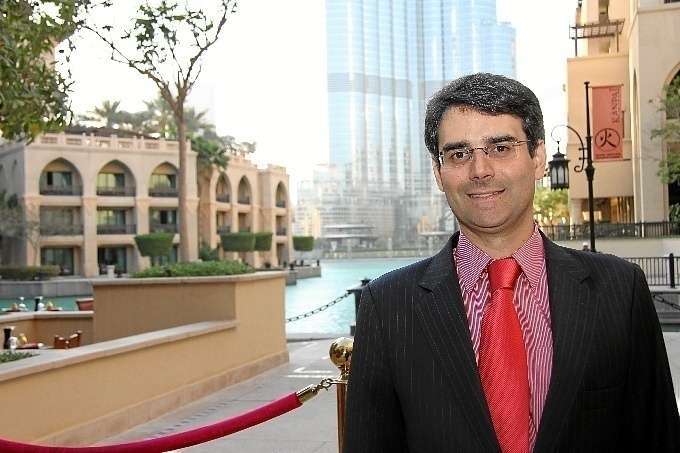 Márcio Pessoa Da Silveira, en el Downtown de Dubai. (EL CORREO)