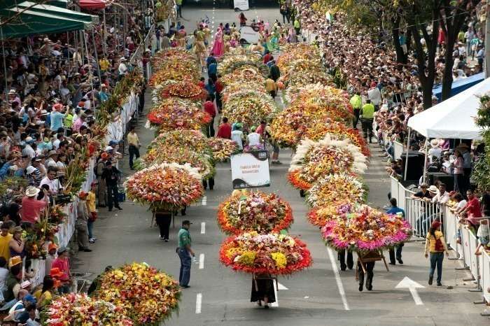 La Feria de las Flores en Medellín.
