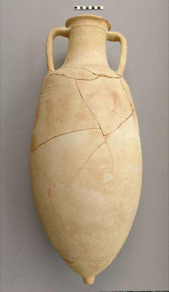 Ánfora bética hallada en Sharjah que atestigua que la relación entre península Ibérica y Oriente Medio se remonta a 2.000 años. (Cedida)
