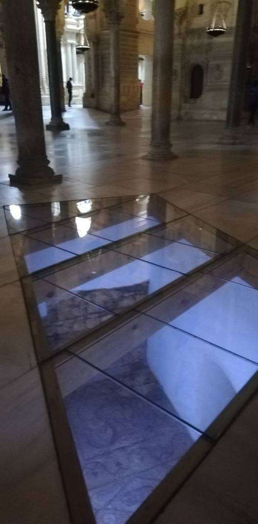 Mosaico situado bajo la Mezquita de Córdoba.