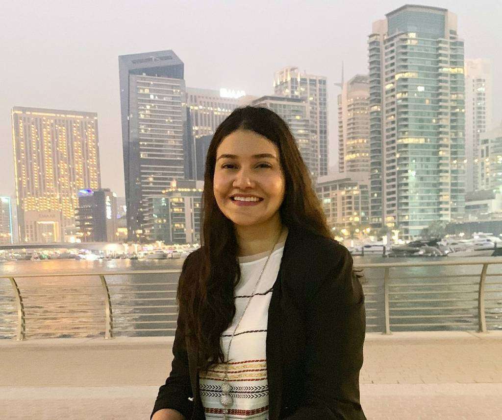 Natalia Margarina Gómez antes de ocupar su posición actual fue militar en Colombia y participó en peligrosas operaciones contra la delincuencia. (Anna Perdomo / EL CORREO) Natalia Margarina Gómez antes de ocupar su posición actual fue militar en Colombia y participó en peligrosas operaciones contra la delincuencia. (Anna Perdomo / EL CORREO)