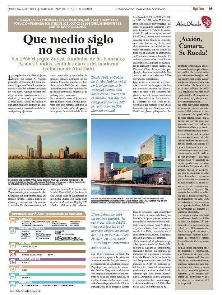 Página 5 de la tercera parte suplemento 'El centro de la Nueva Ruta de la Seda'.