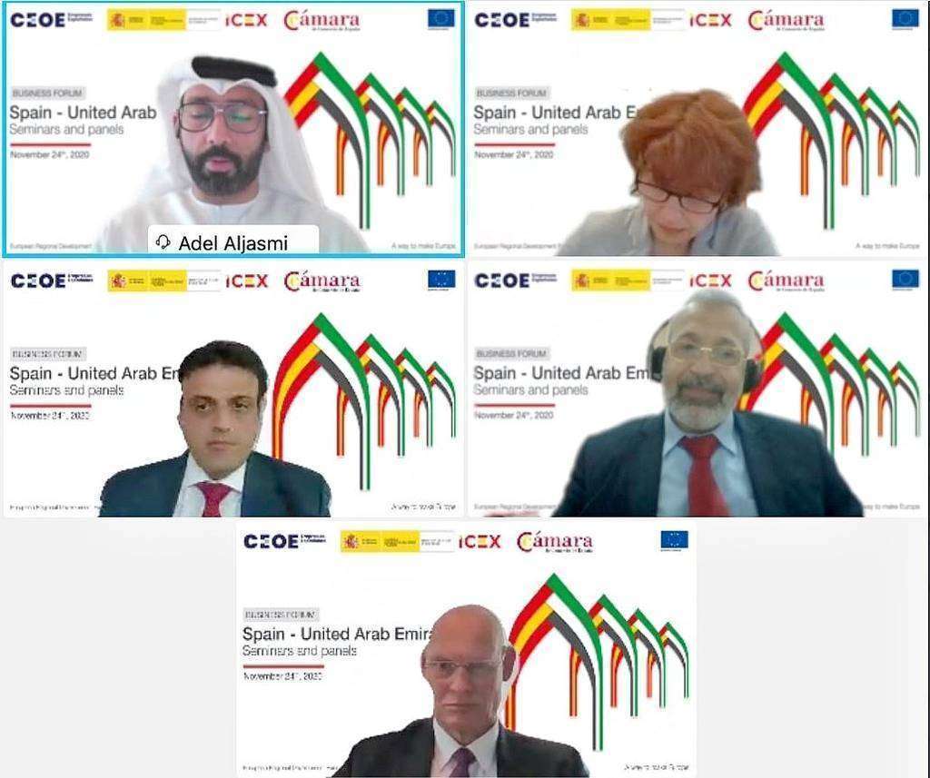 Participantes en el panel Panel sobre 'Oportunidades en el sector del agua en EAU'. Participantes en el panel Panel sobre 'Oportunidades en el sector del agua en EAU'.