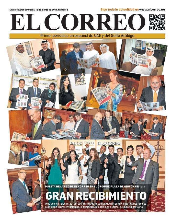 Portada del número 1 del impreso de EL CORREO DEL GOLFO, que vio la luz en febrero de 2014.