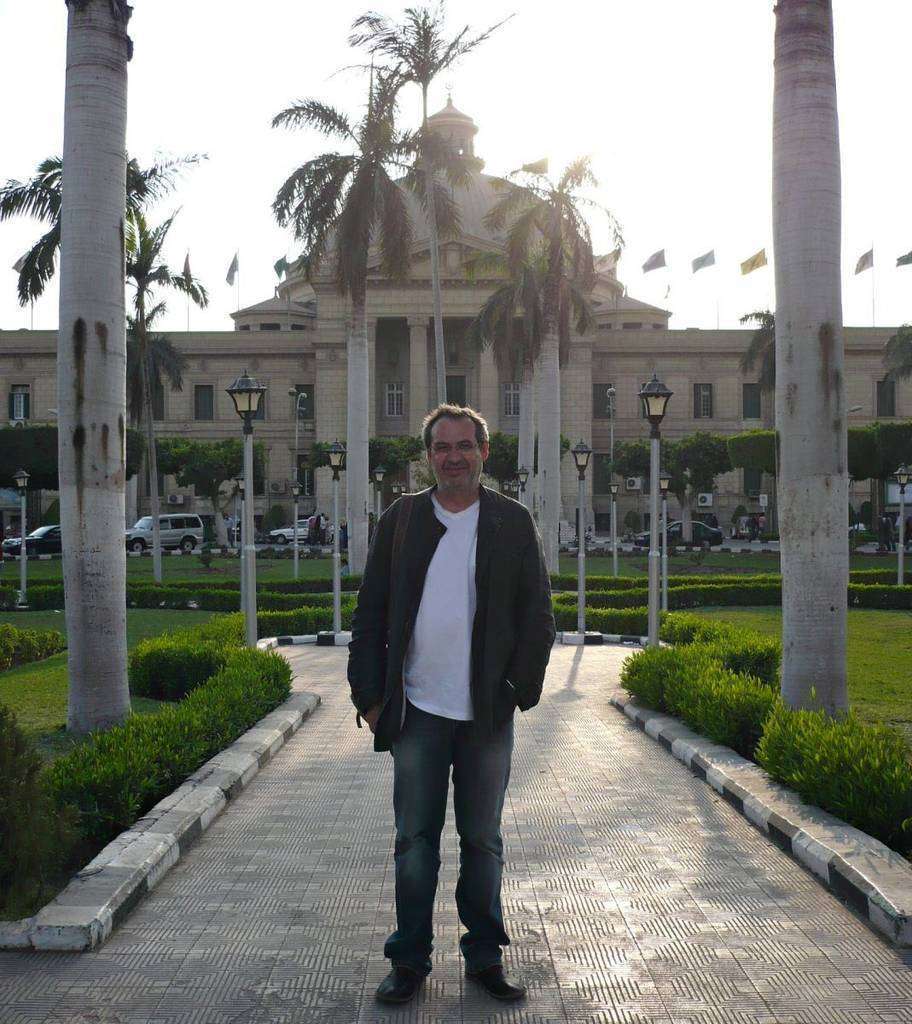 Rafael Ortega, en El Cairo. (Cedida)