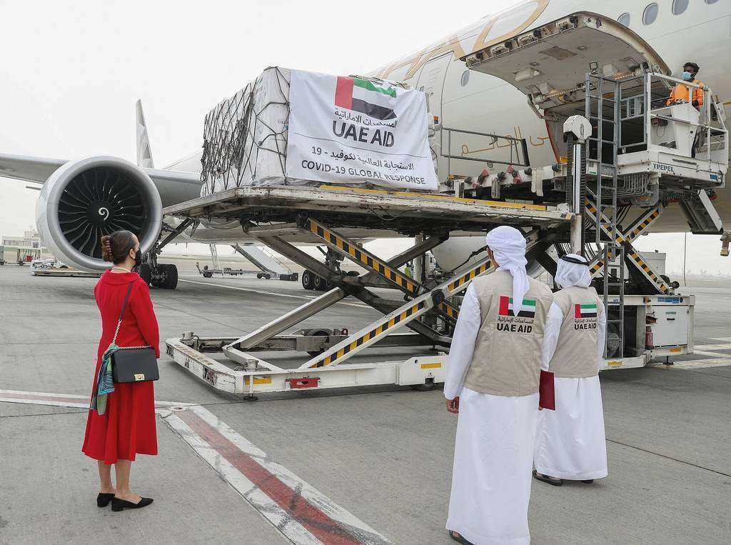 From Abu Dhabi, thousands of tons of material to fight against covid-19 have been shipped to Latin American countries. (WAM)