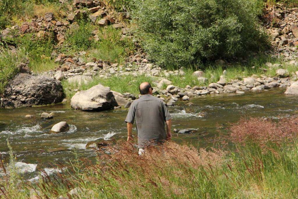 Bajando en Turquía al río Murat, también denominado Eúfrates Oriental. (Celia Pérez Cruzado)