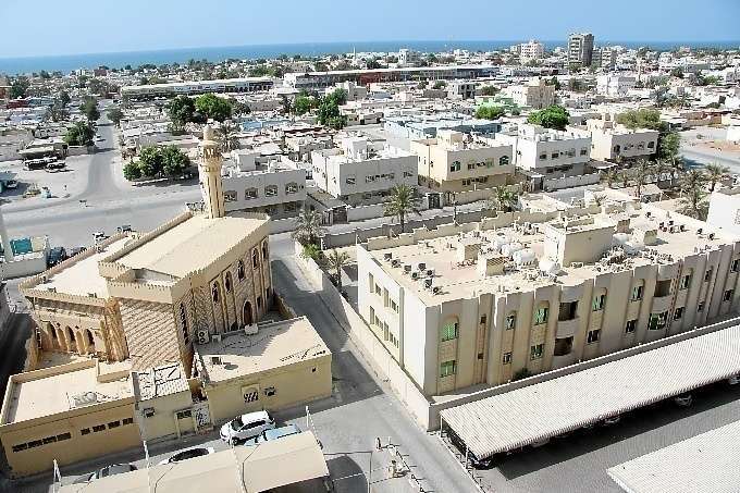 Perspectiva de una mezquita en Ras Al Khaimah. Perspectiva de una mezquita en Ras Al Khaimah.