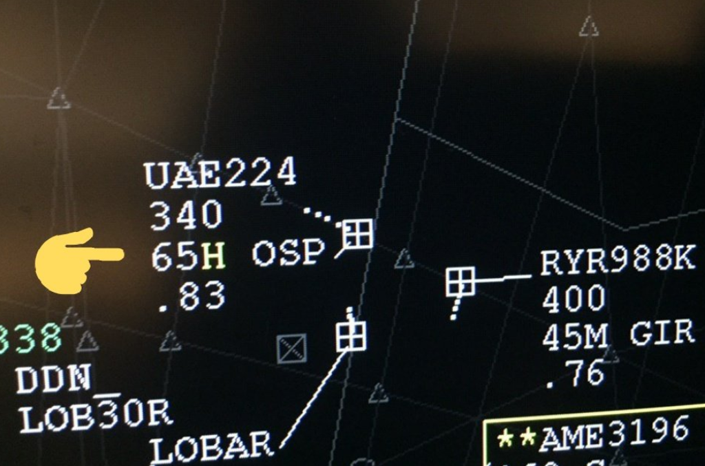 Imagen subida al Twitter de Controladores Españoles.