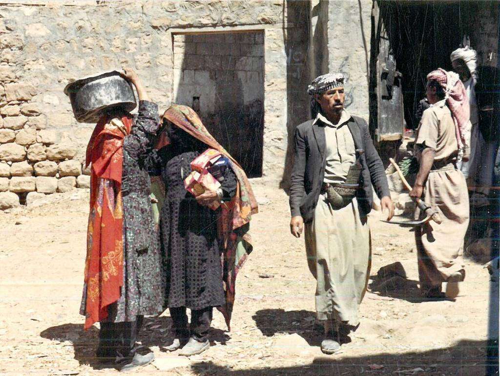 Habitantes de Yemen del Norte en 1989. (A. Moreno) Habitantes de Yemen del Norte en 1989. (A. Moreno)