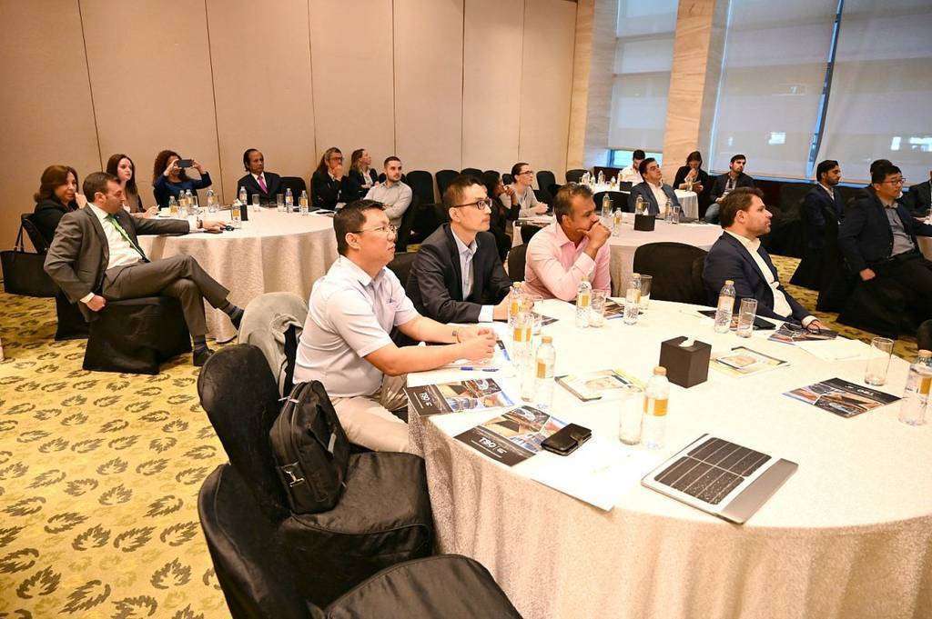 Asistentes a la presentación del doctor Zhengrong Shi en Dubai. (EL CORREO) Asistentes a la presentación del doctor Zhengrong Shi en Dubai. (EL CORREO)